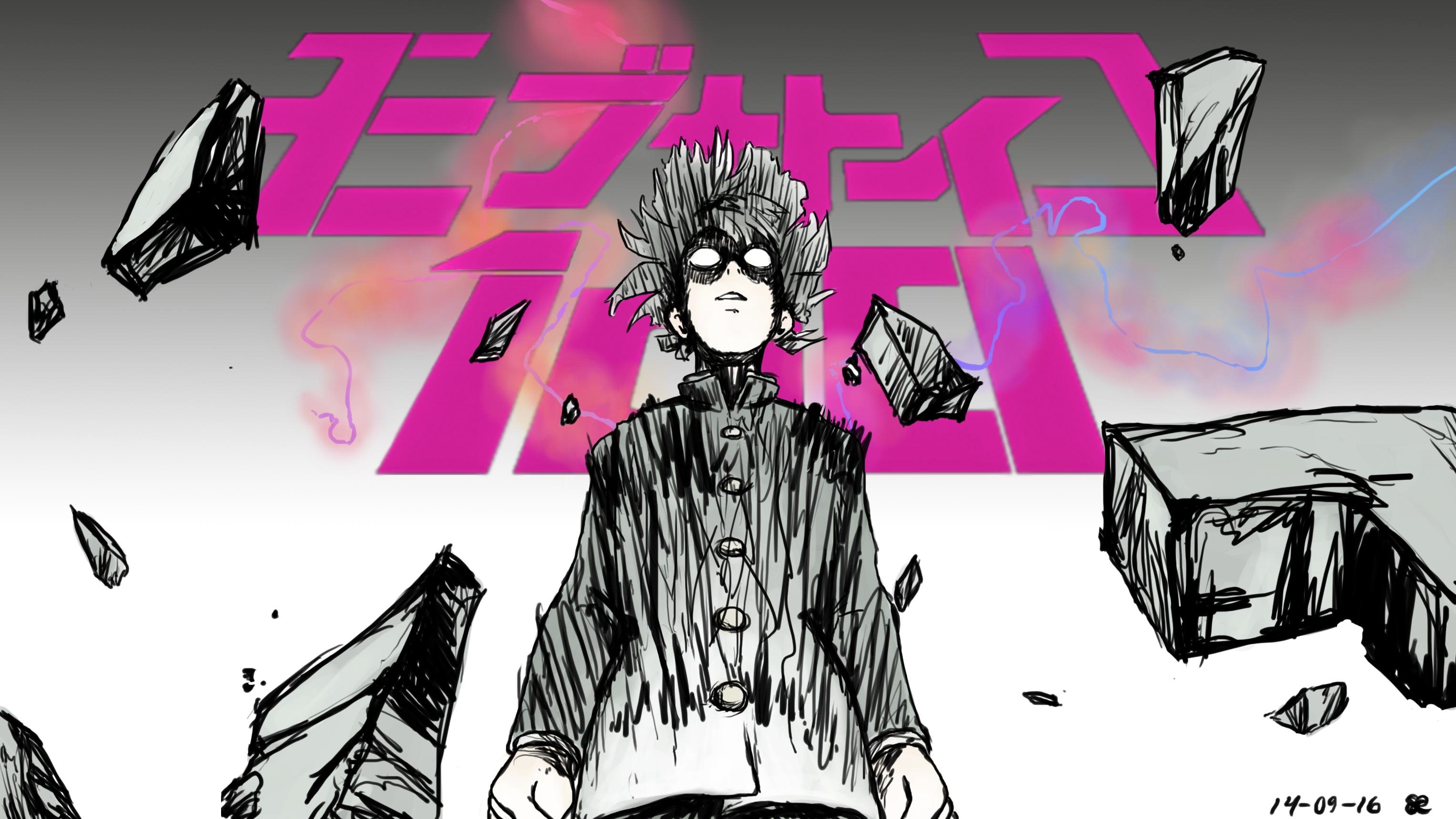 Mob Psycho HD Wallpaper Background Image
