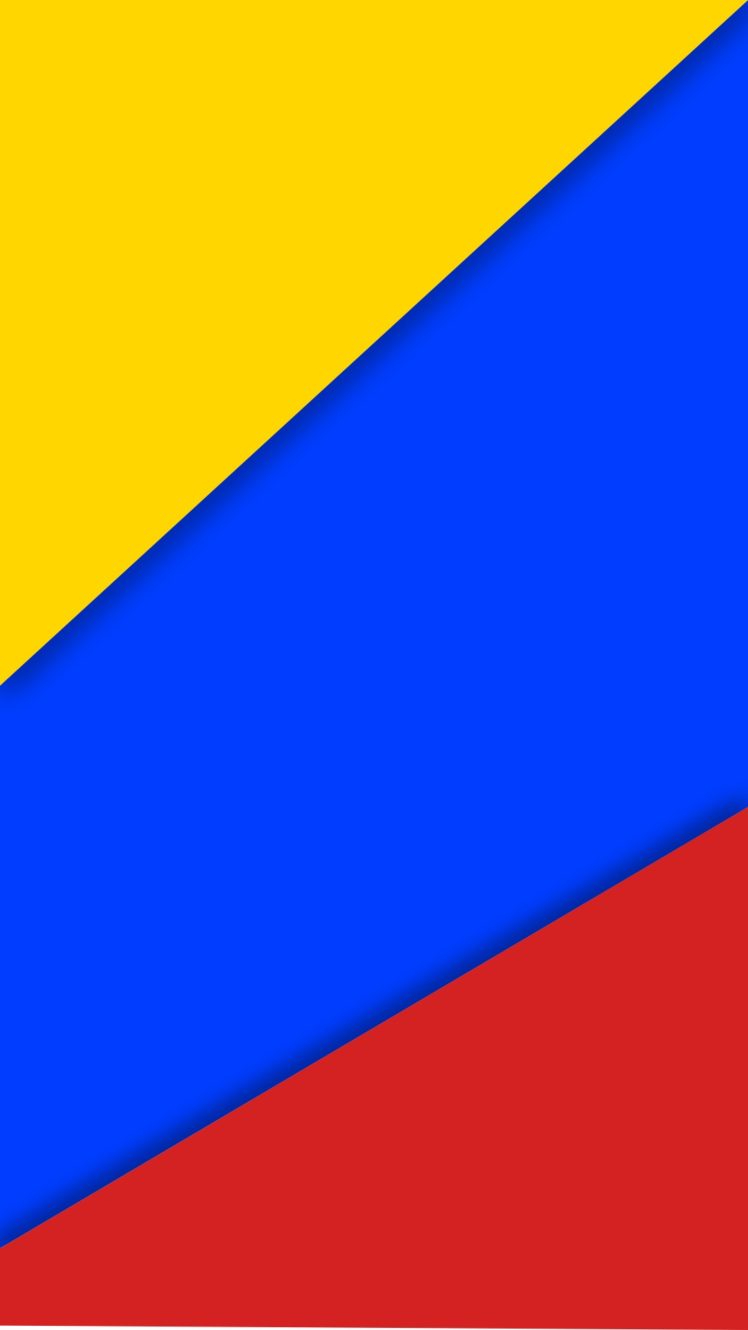 Colombia Material Style Flag HD Wallpaper Desktop And Mobile