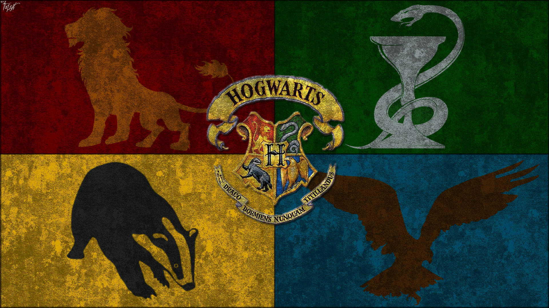 Harry Potter Houses Wallpaper
