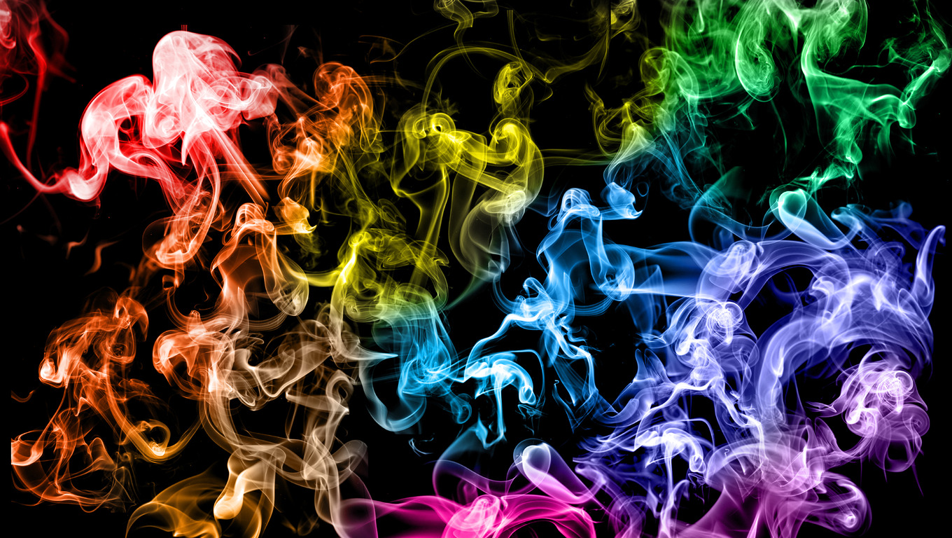 Rainbow Smoke Wallpaper IwallHD HD