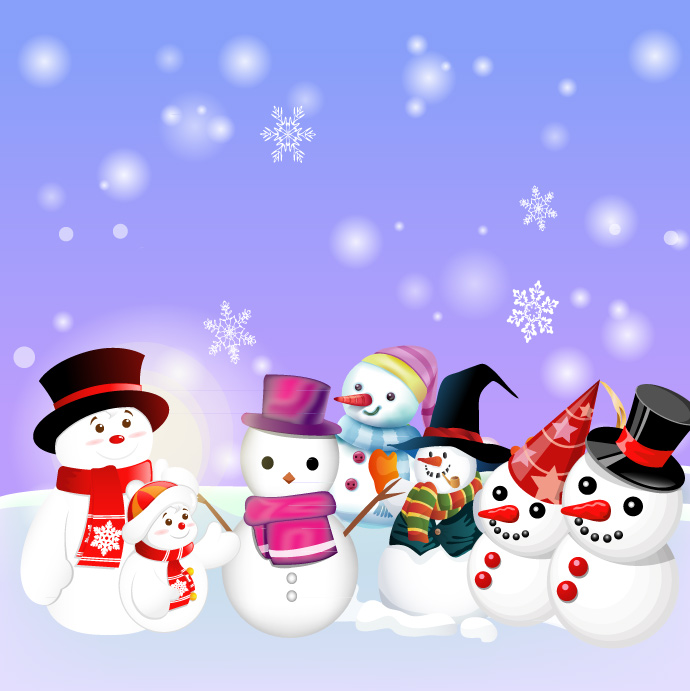 Vector Snowman Here You Will Find The Best Graphics