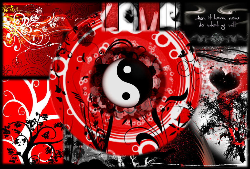 Black Red And White Wallpaper By Deafbutformusic