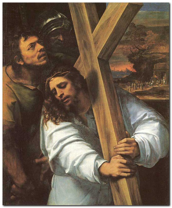 Jesus Christ Carrying The Cross Wallpaper