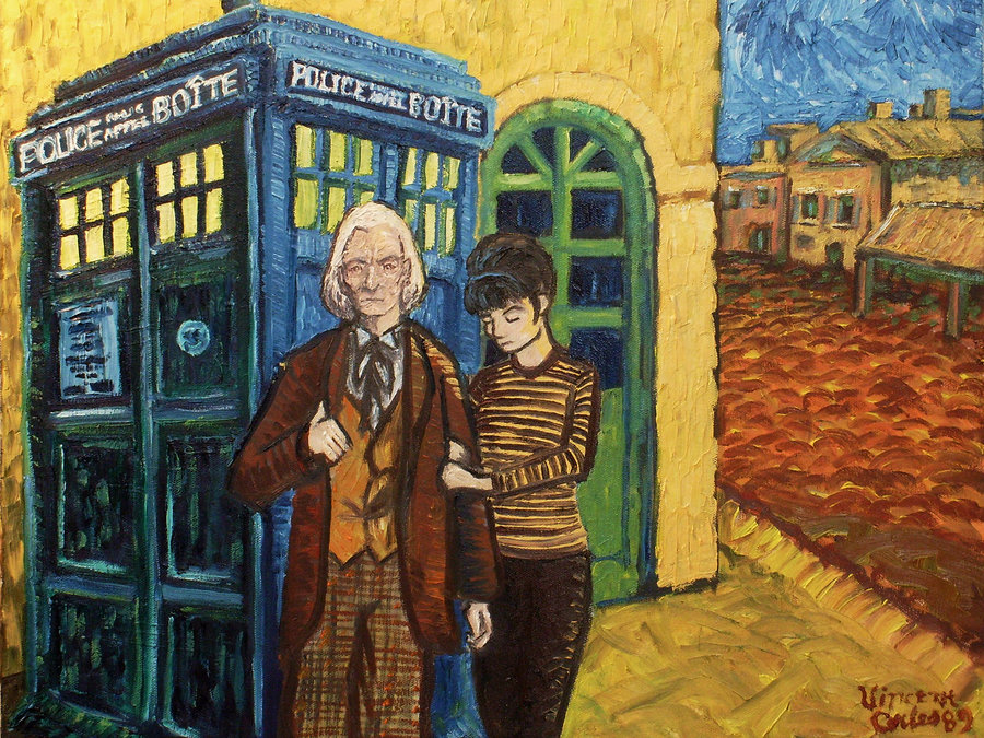 Doctor Who Meets Van Gogh By Draculasaurus