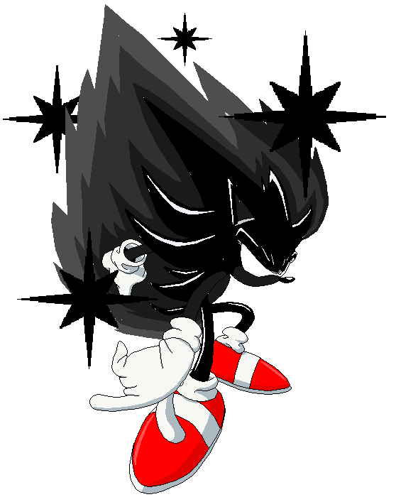 Dark Hyper Sonic By Sonicmaker1999
