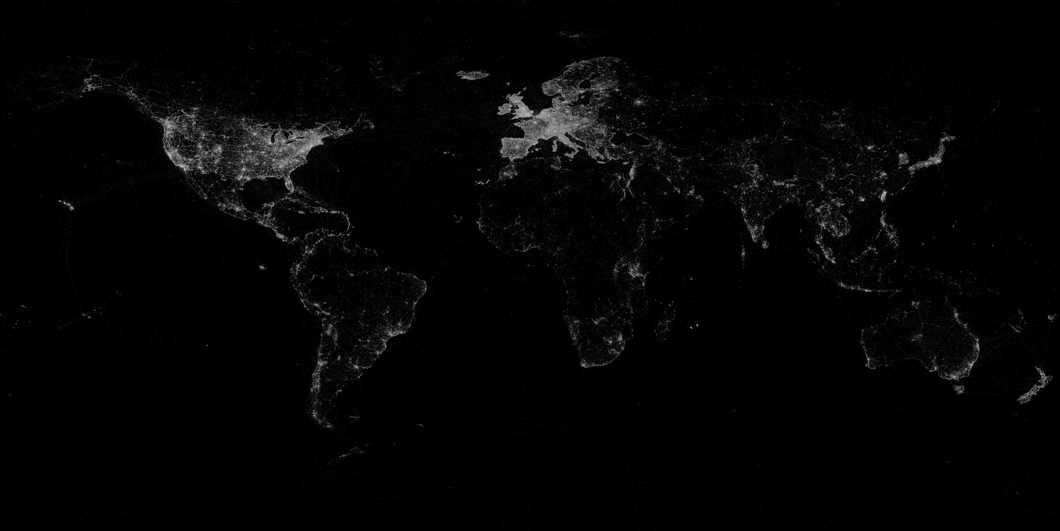 HD Global Map Wallpaper Database