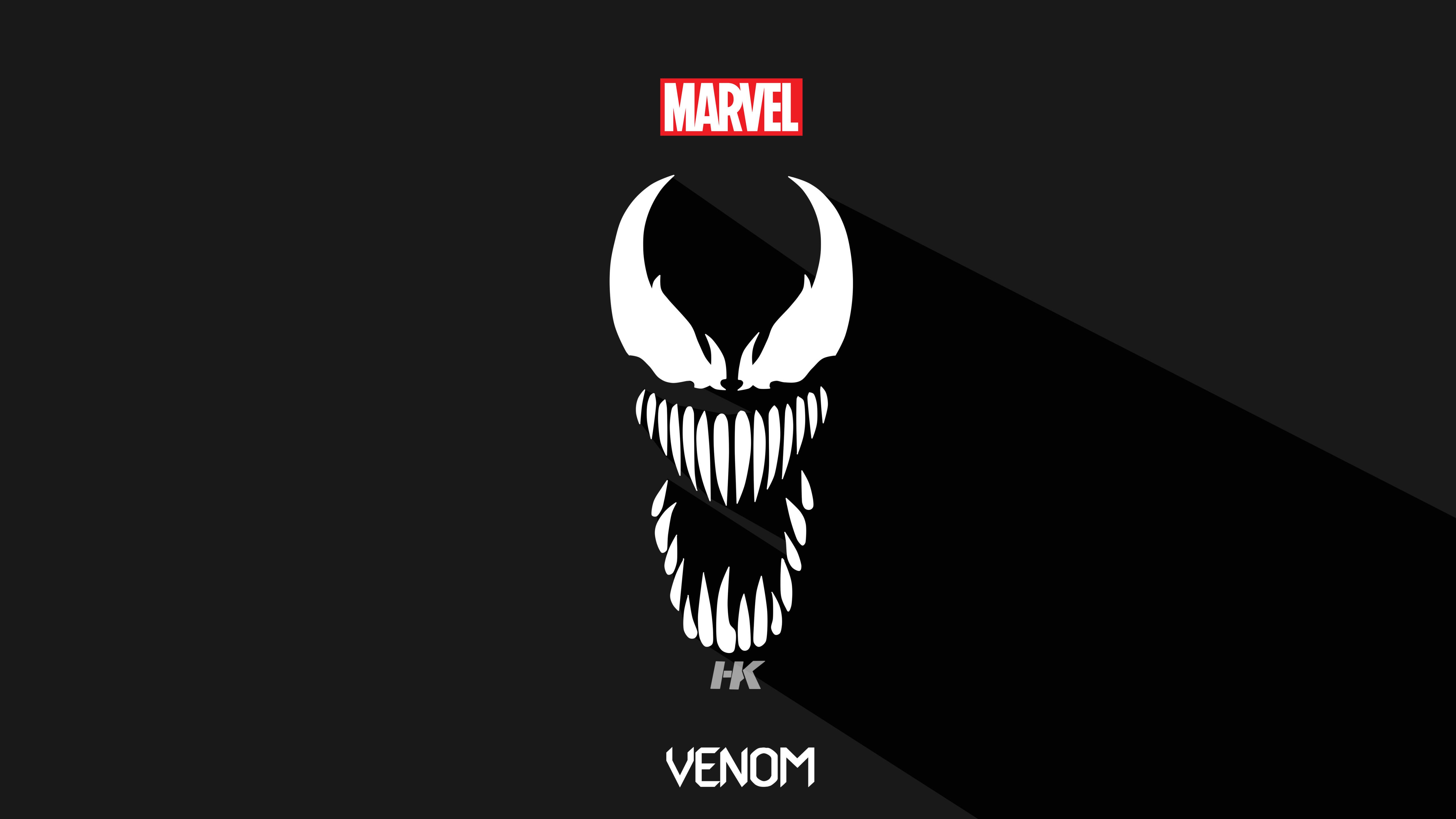 Venom Minimalist Wallpaper Top