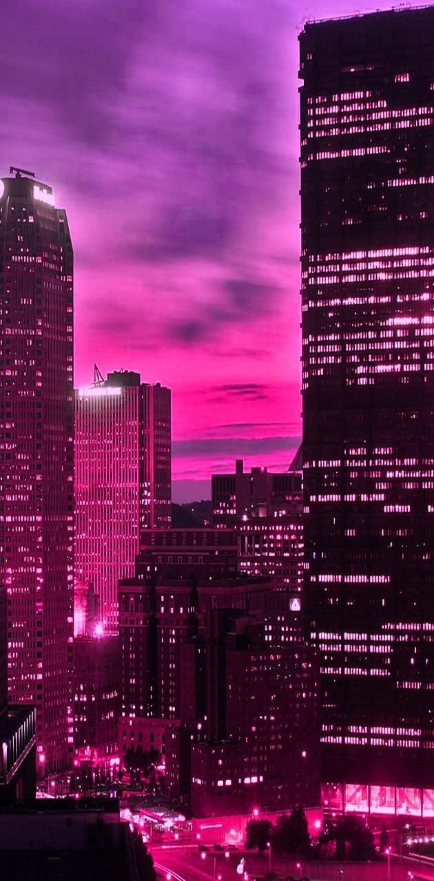 Pink City Wallpaper By