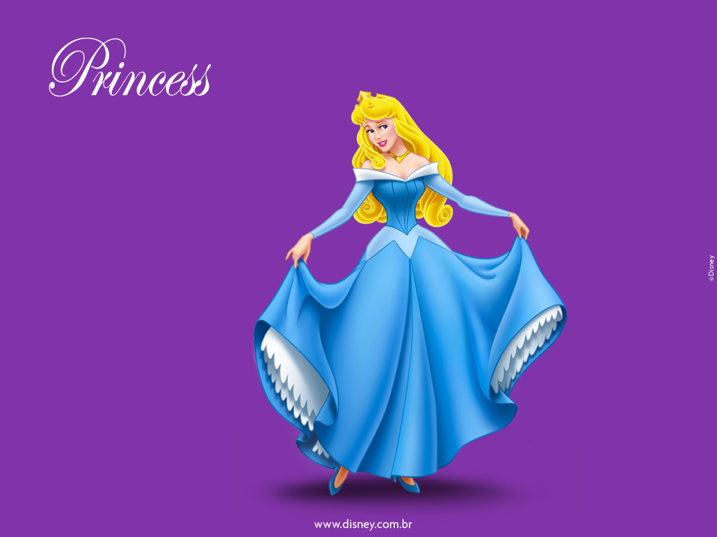 Blue Dress Princess Aurora Wallpaper