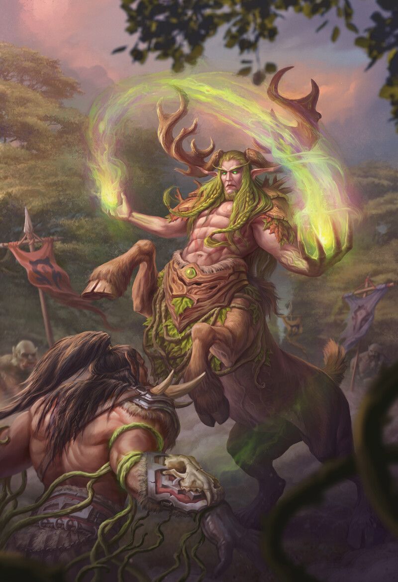 Artstation Cenarius Vs Grommash Hellscream Iana Venge In
