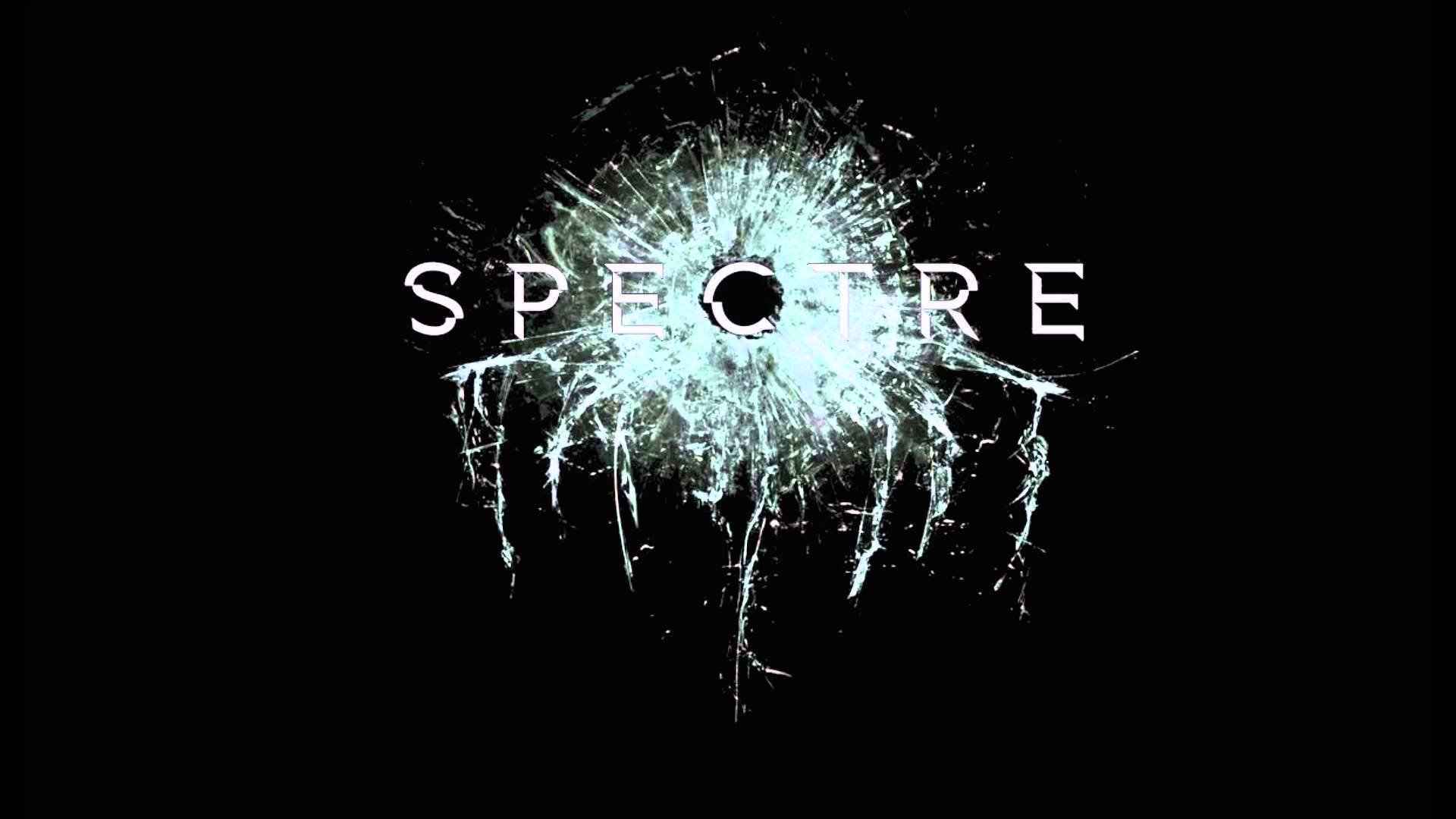 Spectre 007 Movie Logo Wallpaper HD Black BAckground