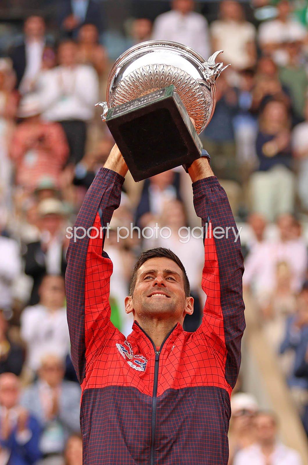 Novak Djokovic Serbia French Open Champion Paris Image