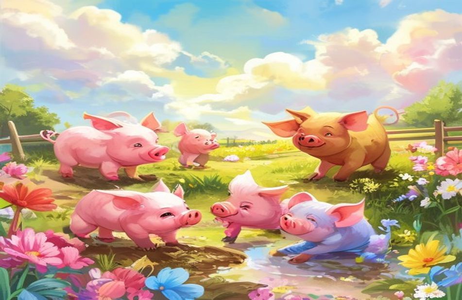 Cute Pig Wallpaper