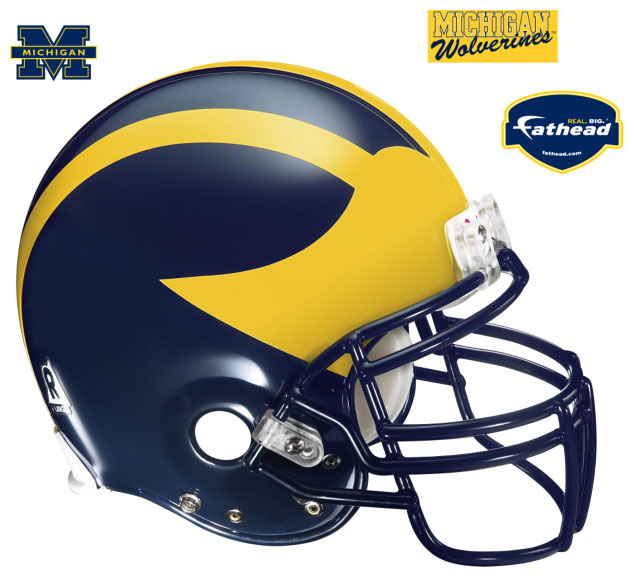Michigan Helmet Fathead NCAA Wall Graphic