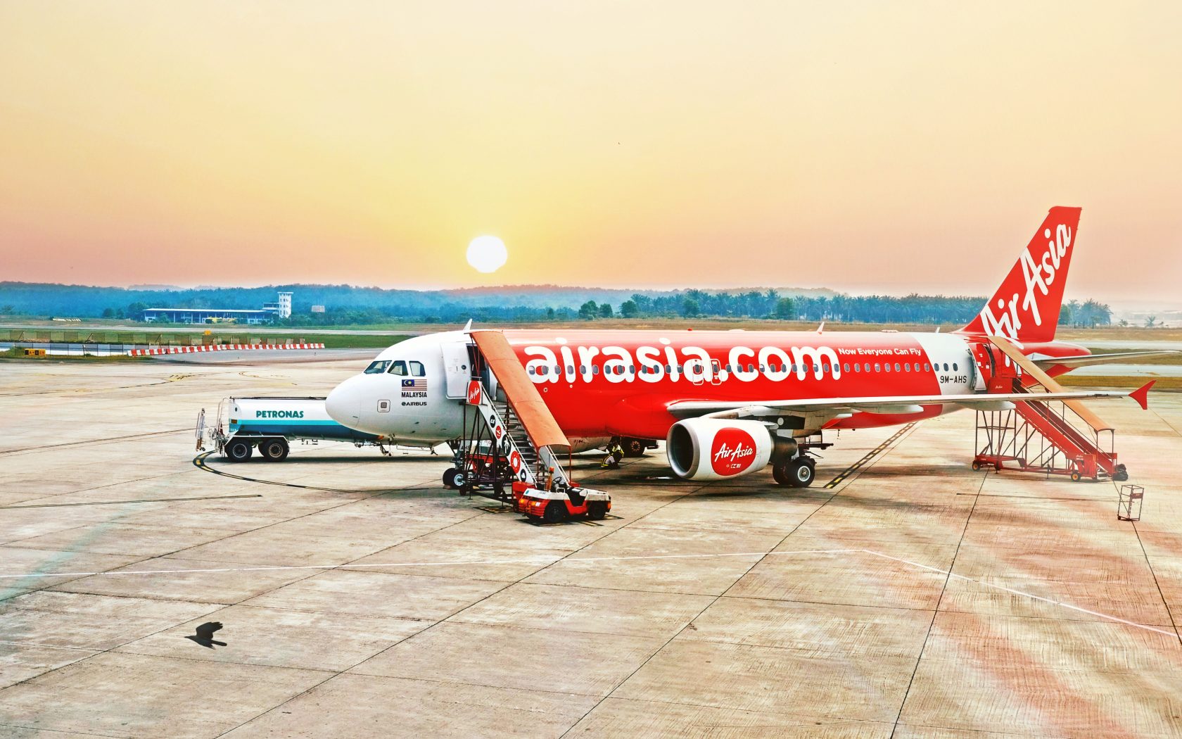 HD Wallpaper Of Airasia S Airplane Paperpull