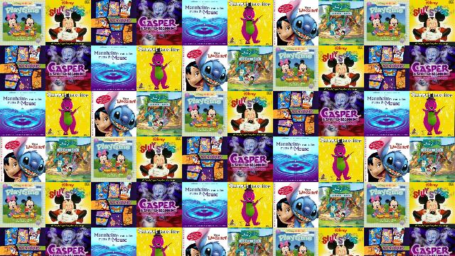 Babies Disney Playtime Silly Wallpaper Tiled