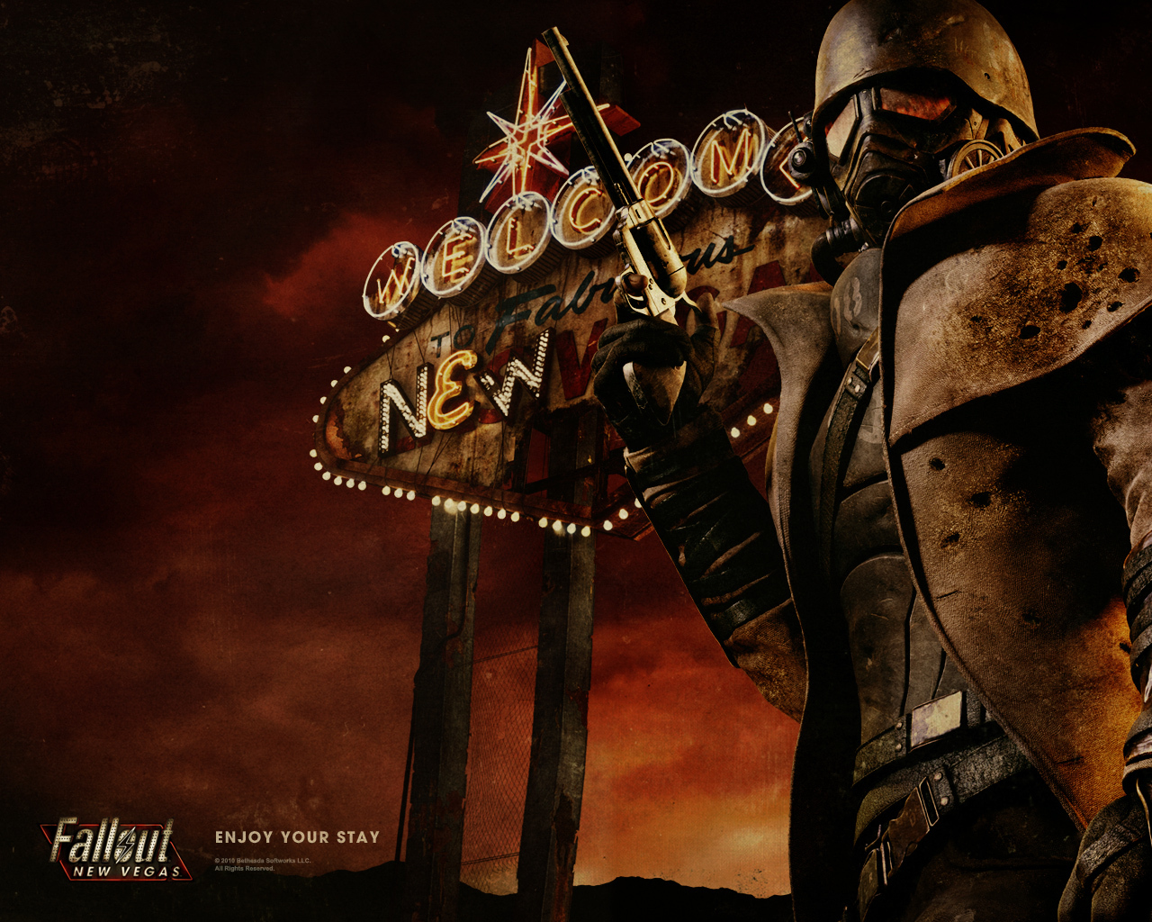 Screenshoturi Fallout New Vegas wallpapers pack