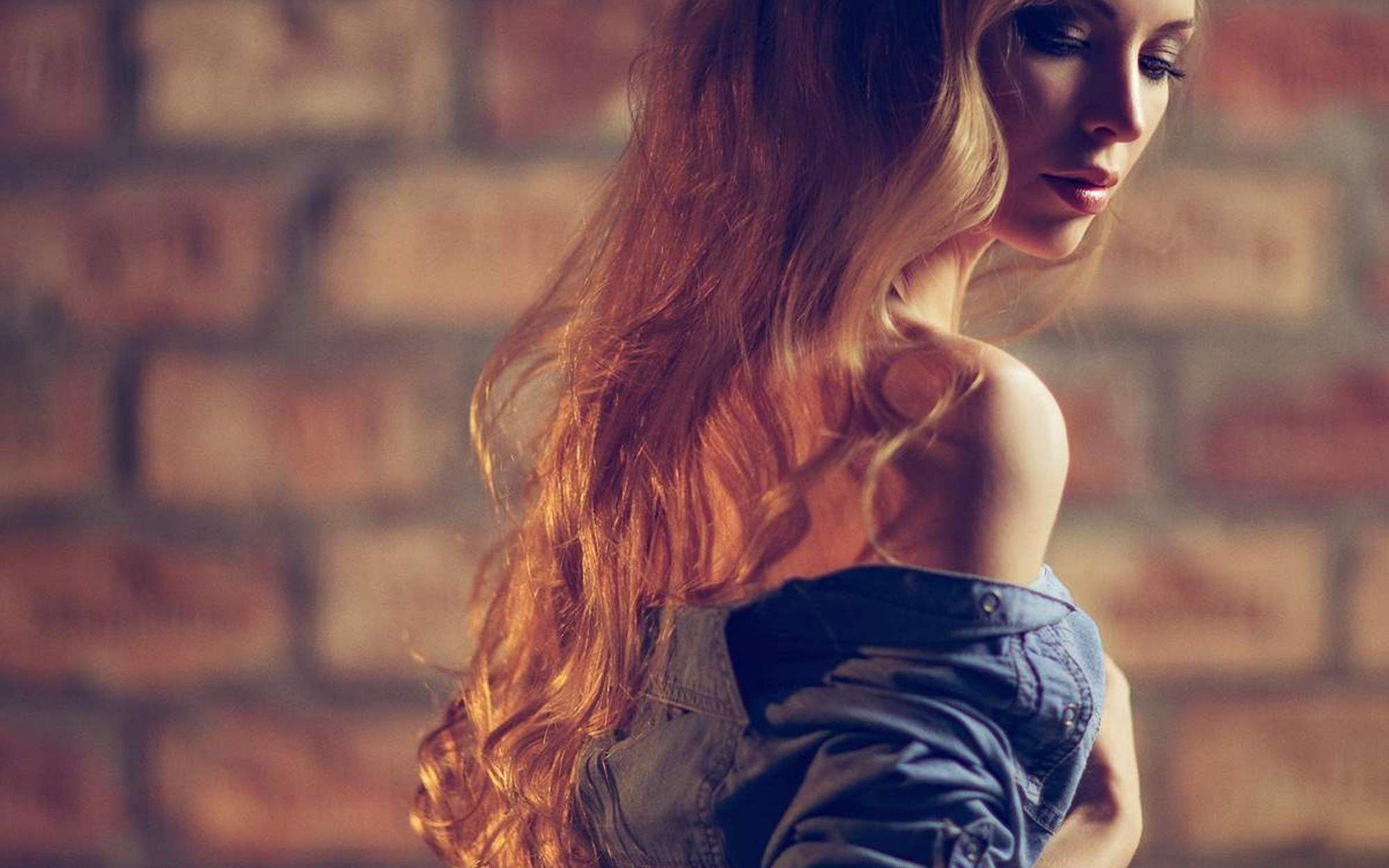 women long hair models Wallpapers
