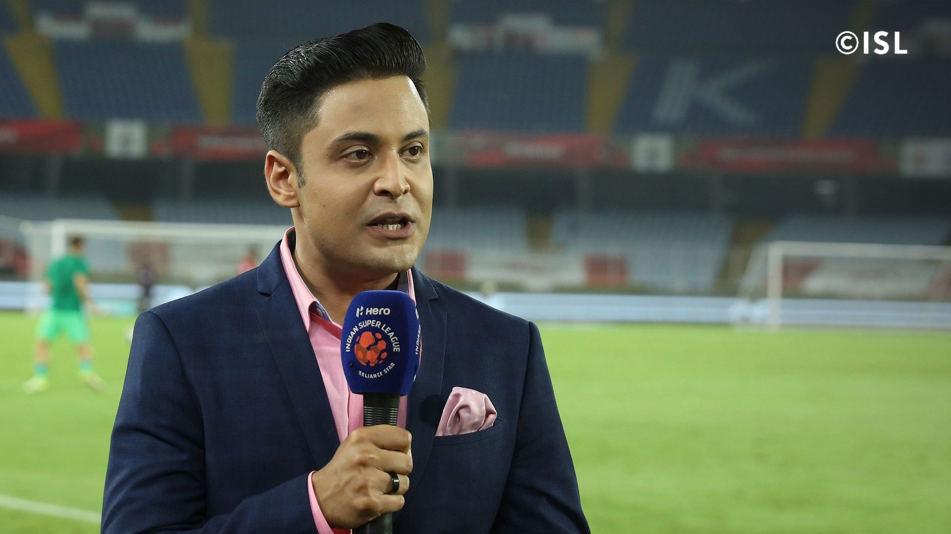 Anant Tyagi Anchoring Live Pitch Side Player HD