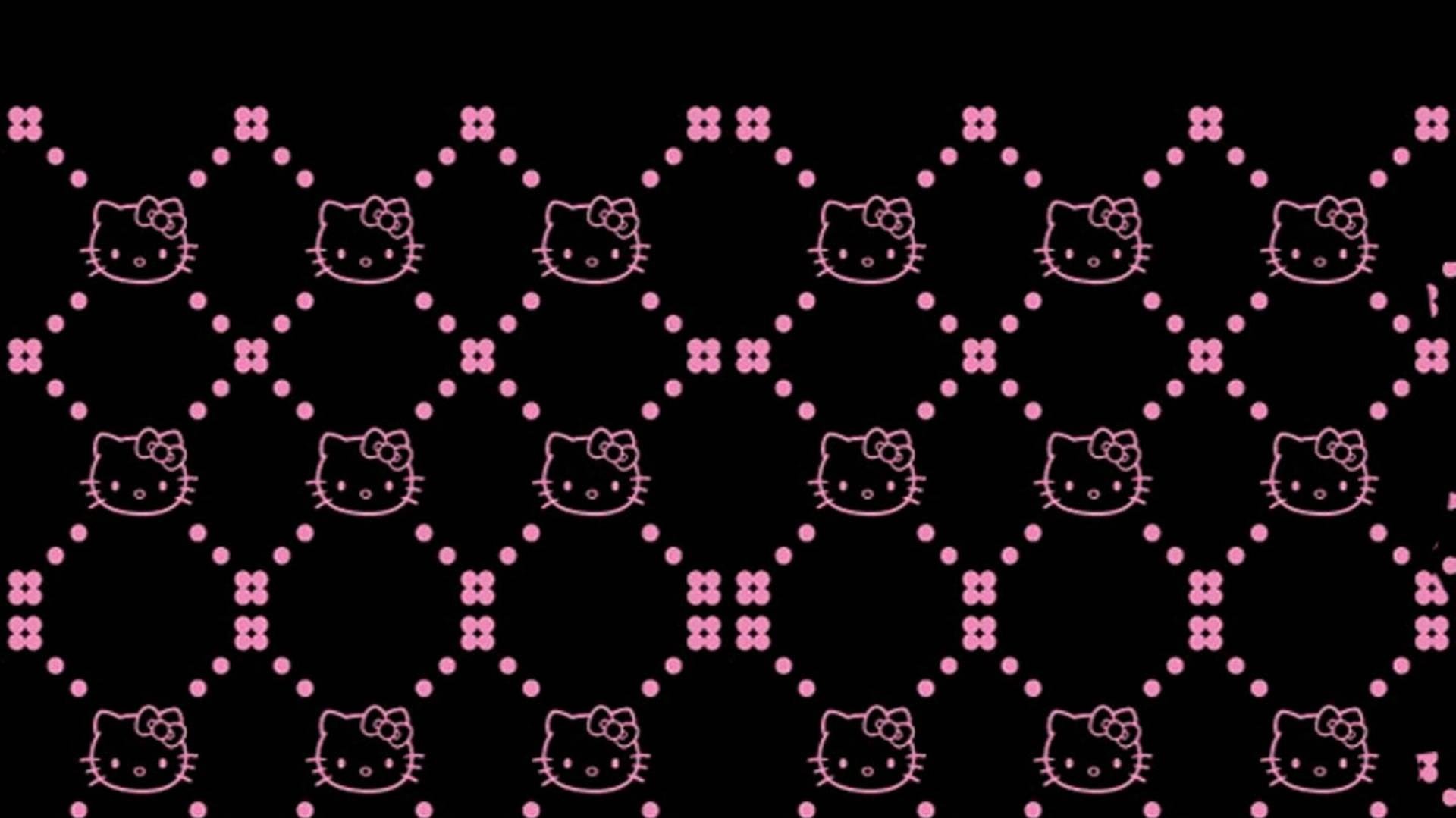 Black Hello Kitty Wallpaper