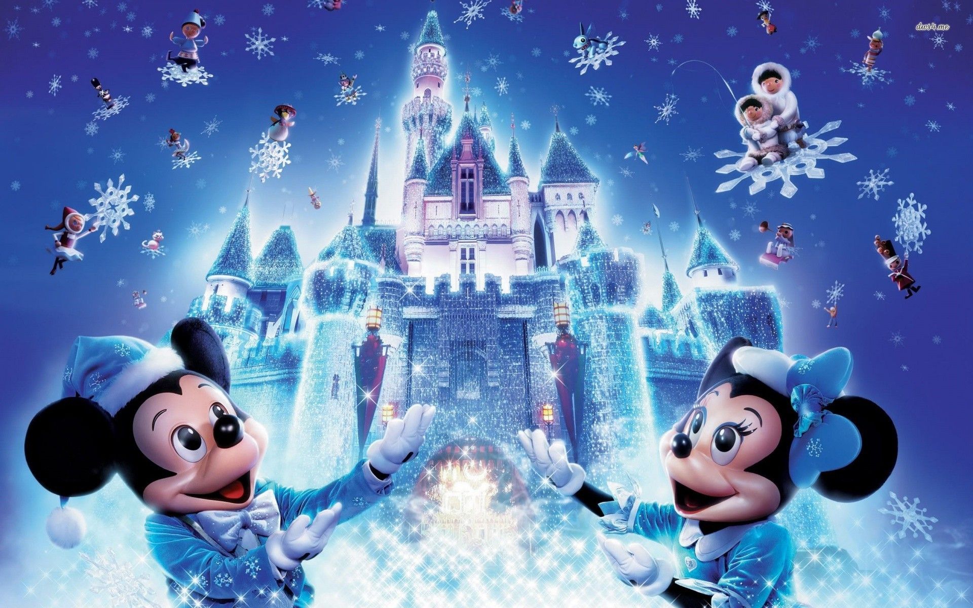Mickey And Minnie Mouse Disney Christmas Cartoons