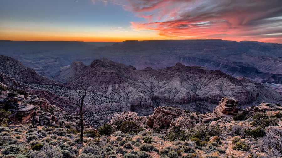 Grand Canyon Sunset 4K Ultra HD Desktop Wallpaper