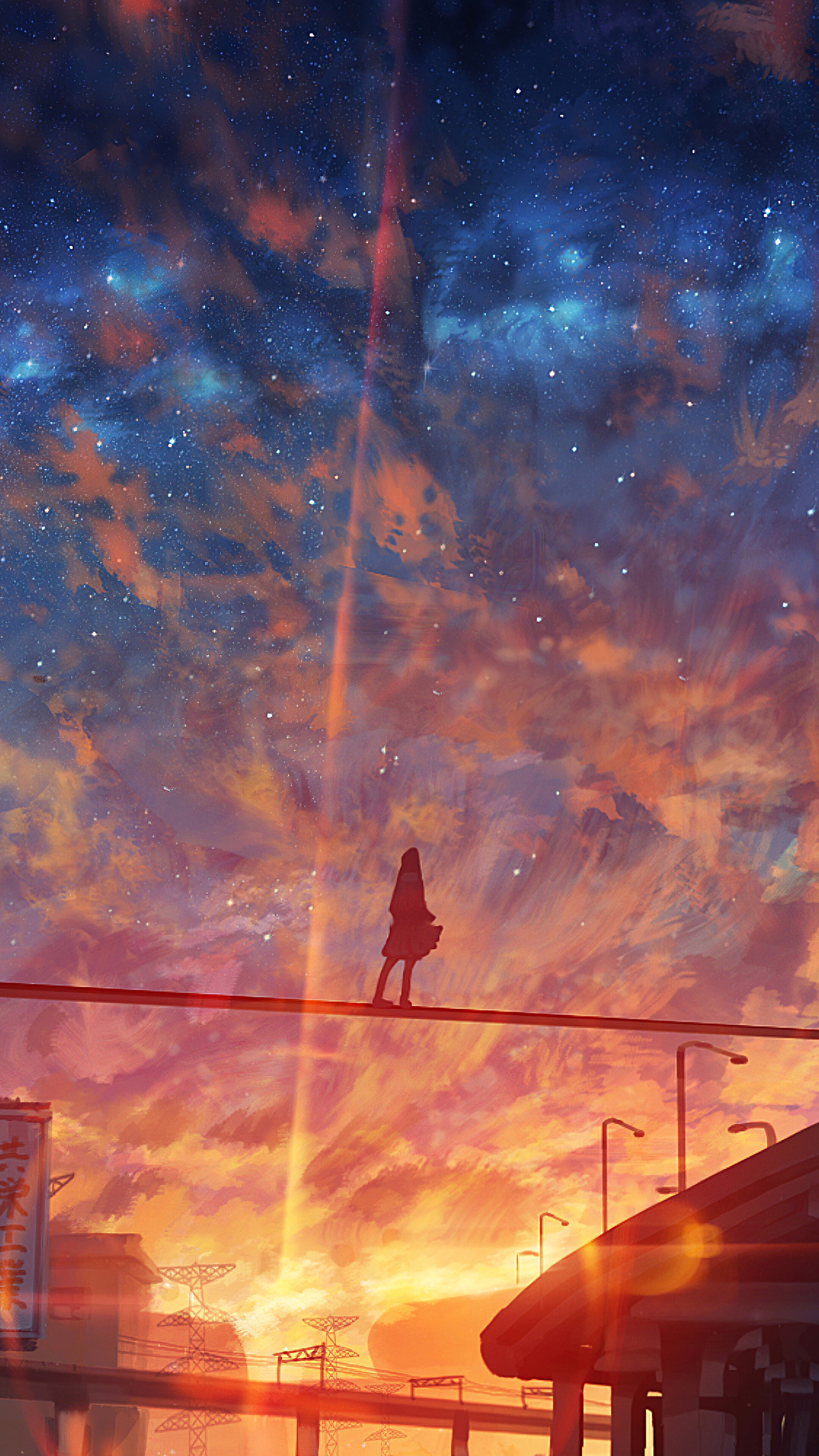Free download Sunset Sky Scenery Anime 4K Wallpaper 61013 [2160x3840] for  your Desktop, Mobile & Tablet | Explore 29+ Sunset Sky Phone Wallpapers |  Sky Wallpaper, Sunset Backgrounds, Sky Background