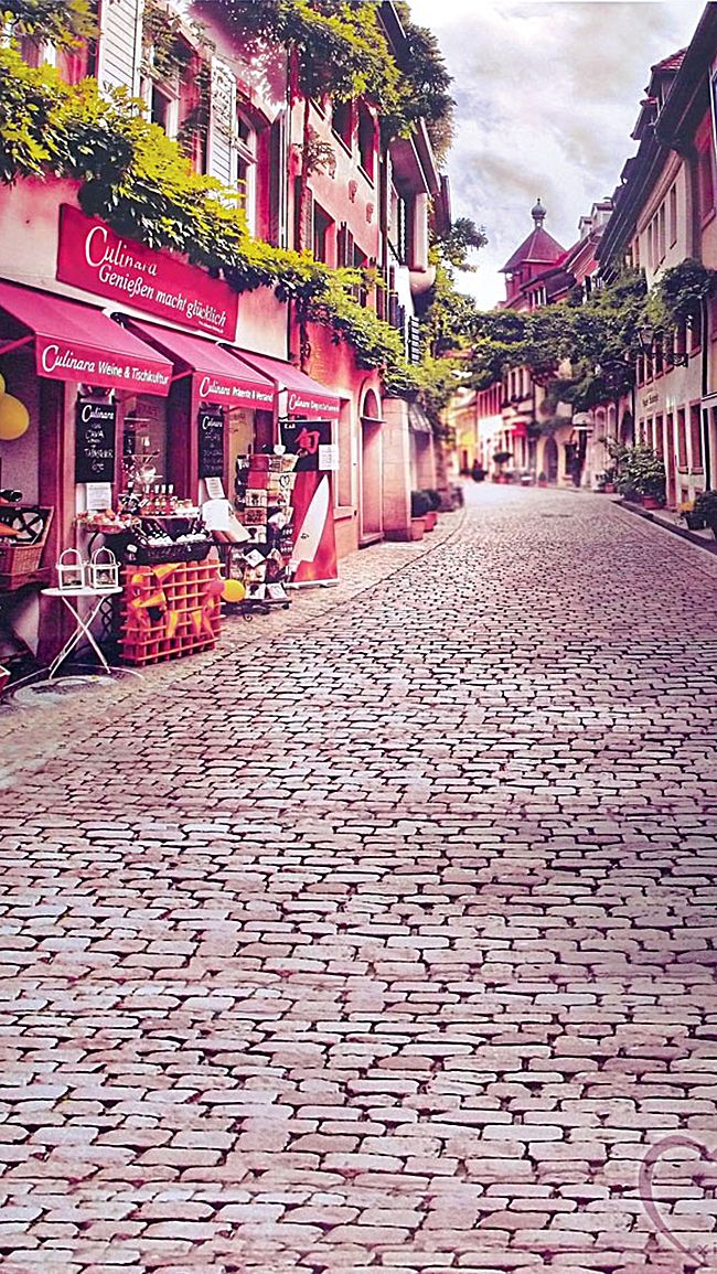 European Town Street H5 Background Material For