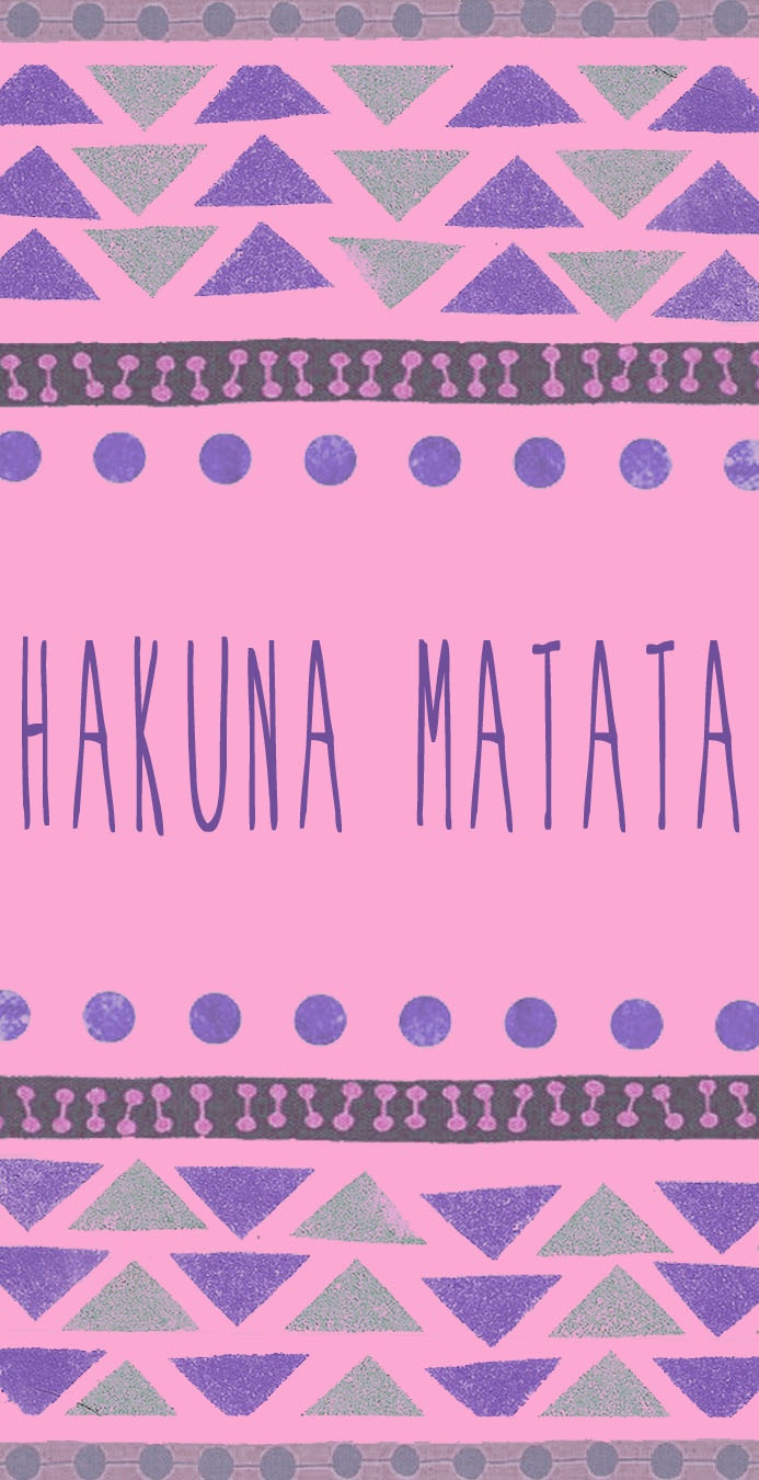Hakuna Matata Tribal Background