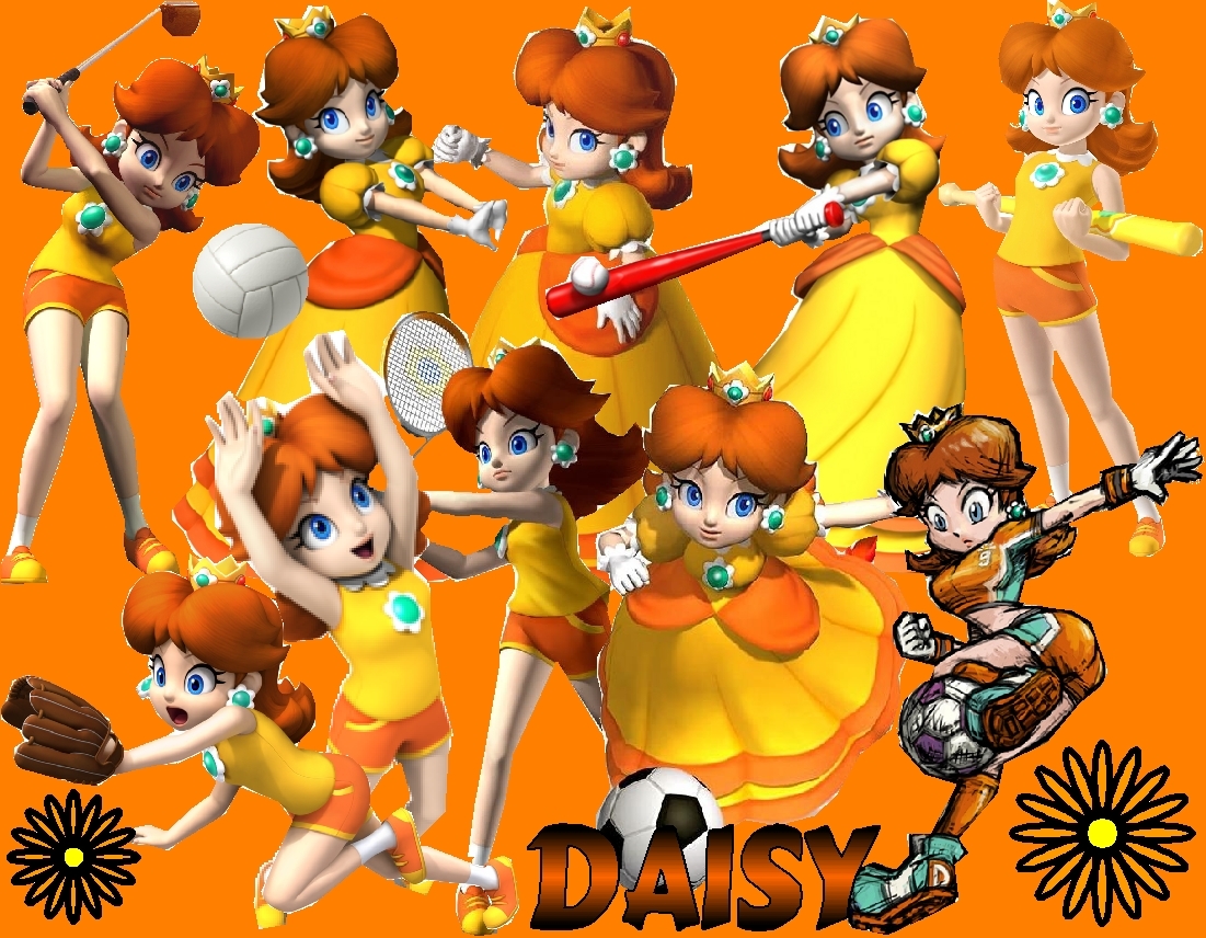 Princess Daisy Party Sports Wallpaper Photo