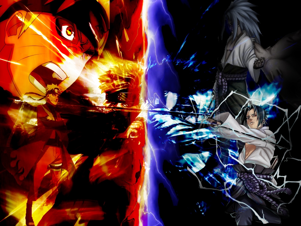 naruto vs sasuke shippuden wallpaper