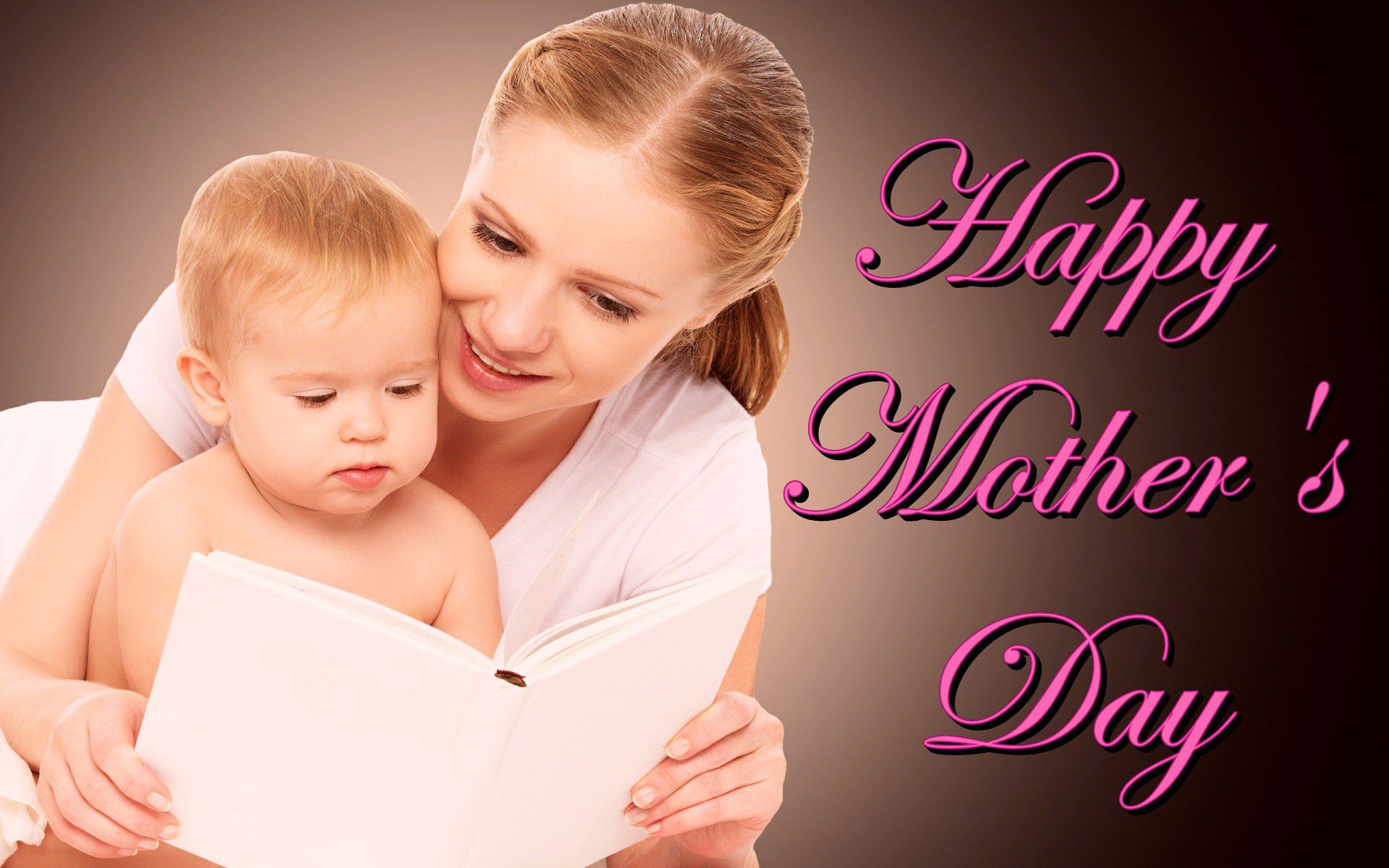 Mothers Day Baby And Mother HD Wallpaper