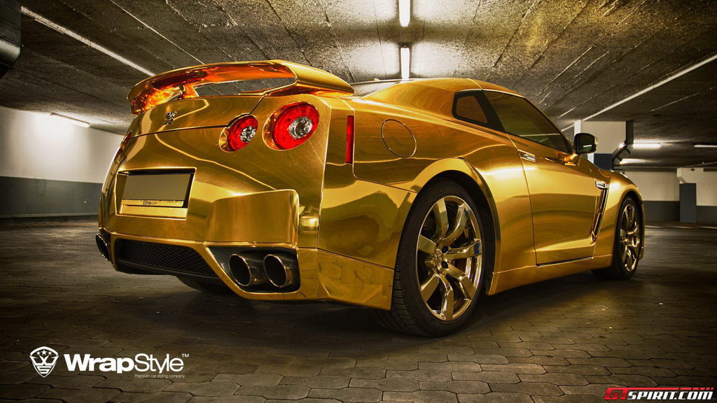 Gold Cars Wallpaper The car is fitted with a gold