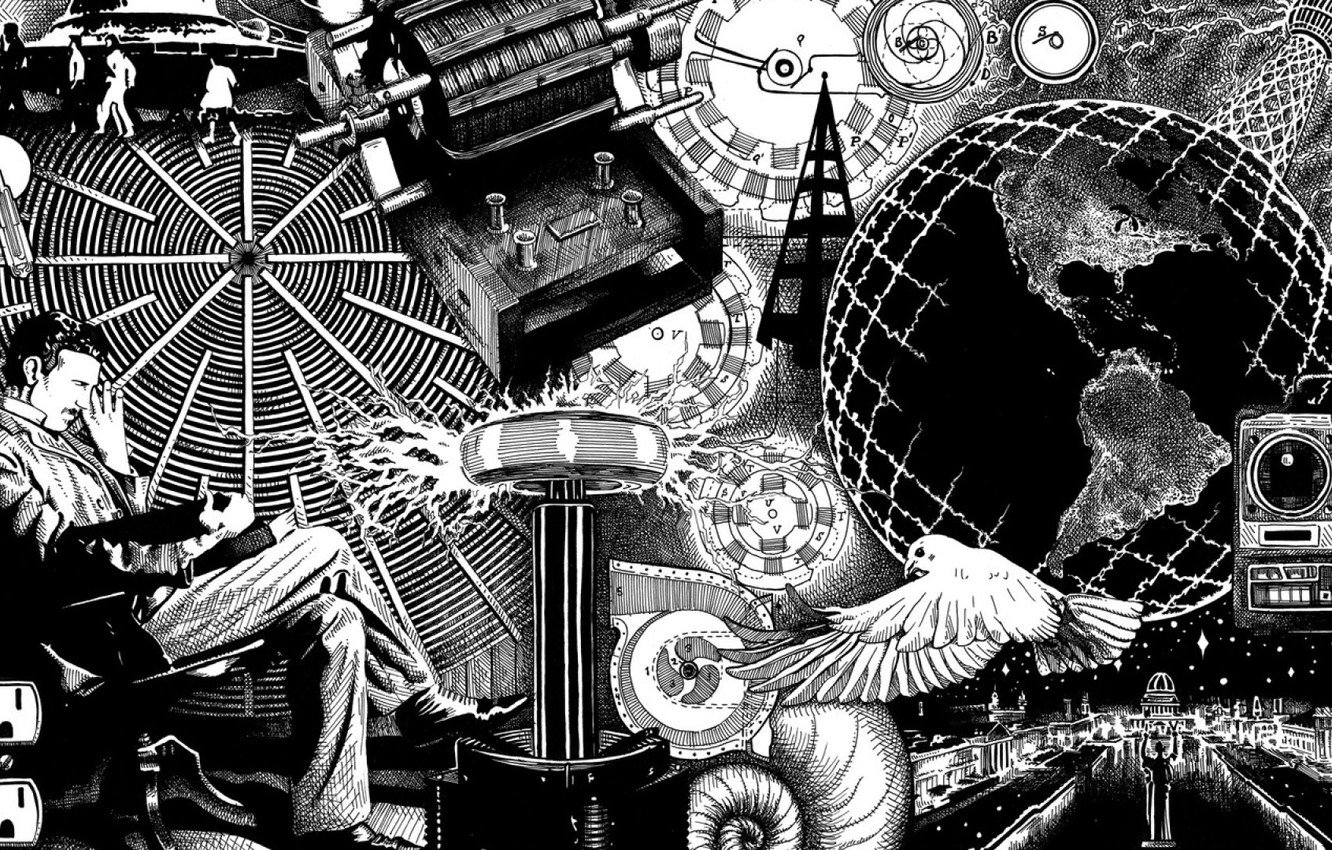 Free download Wallpaper Tesla Einstein Franklin Mendel Faraday Feynman