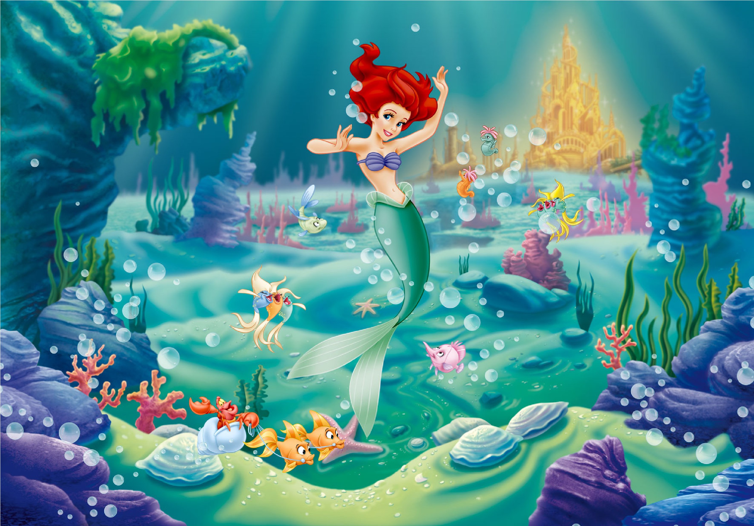The Little Mermaid Wallpaper Desktop Background Galaxy