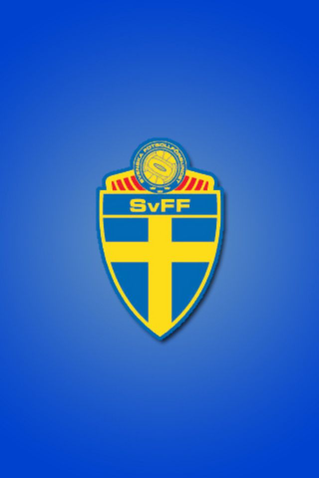 Sweden Football Logo iPhone Wallpaper HD