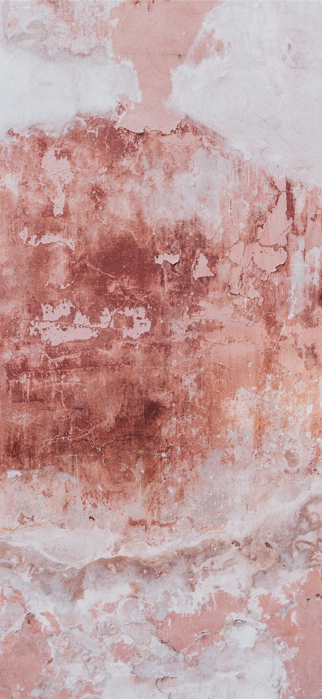 Pink Damaged Wall iPhone Wallpaper