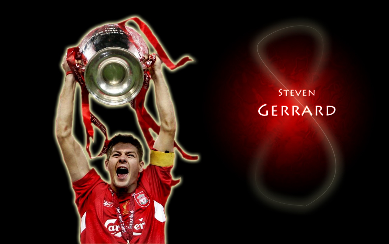 Steven Gerrard Wallpaper Stock Photos