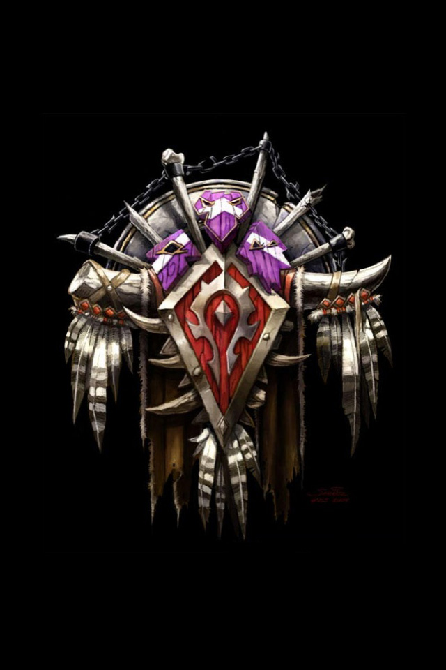 World Of Warcraft Horde iPhone Wallpaper Background And Themes