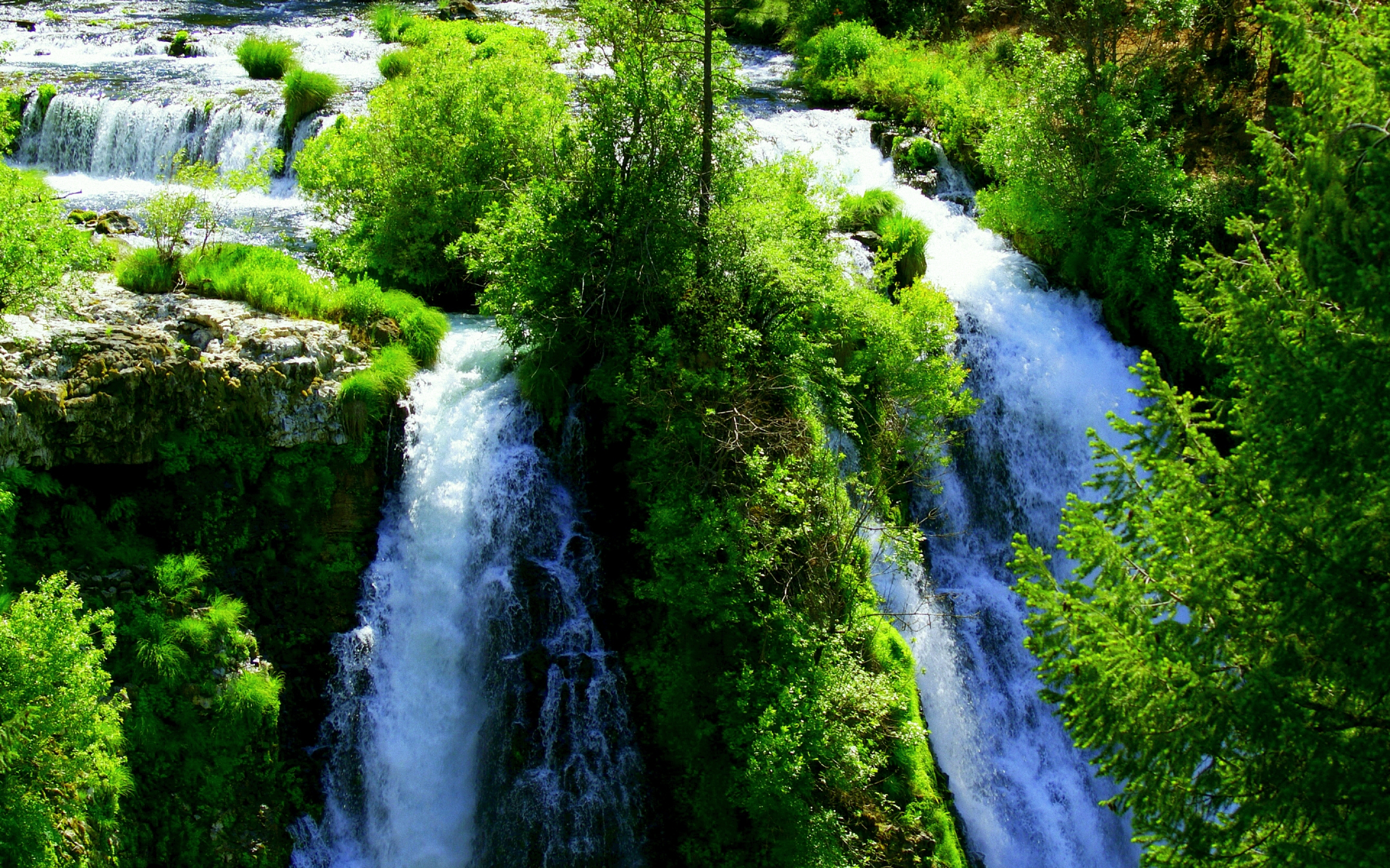 Green Mountain Waterfall wallpaper 2880x1800 4842 WallpaperUP 2880x1800