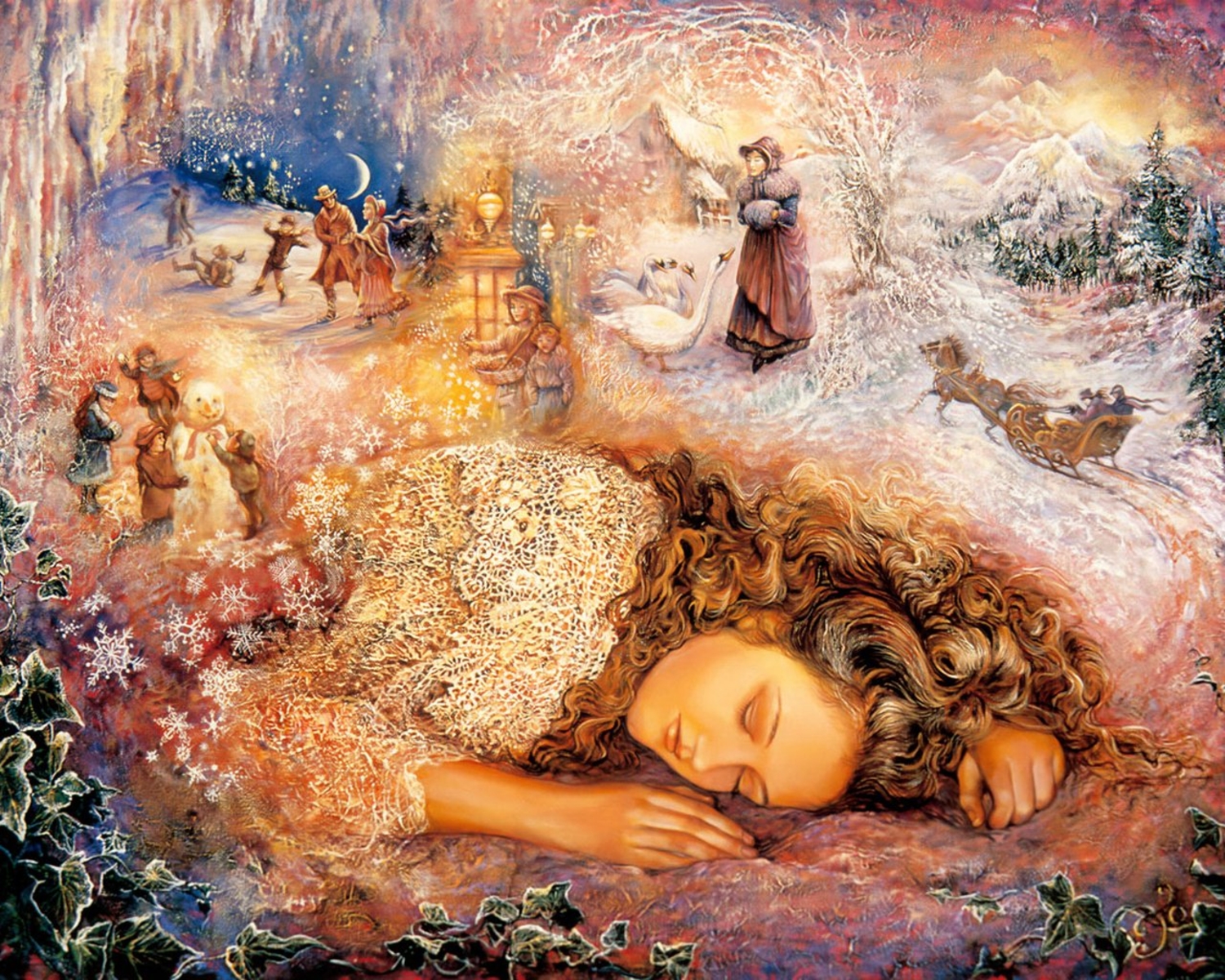 Mystical Fantasy Paintings Kb Wall Josephine Winter Dreaming