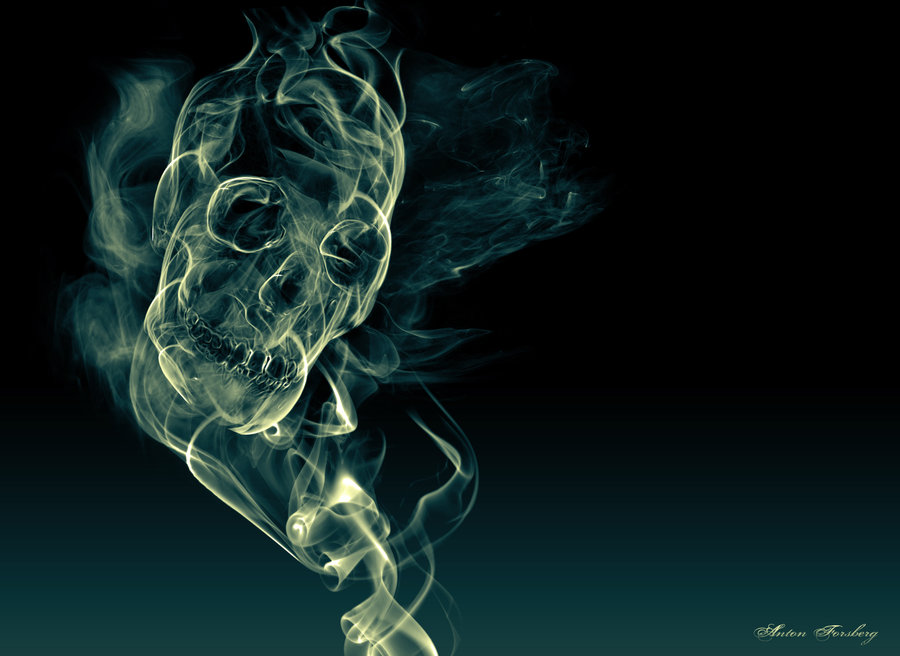 Smoke Skull Wallpaper And Background Of Pictures