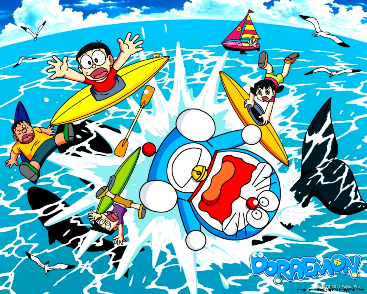 Doraemon And Friend Hd Pictures Doraemon Cat Robo Wallpapers