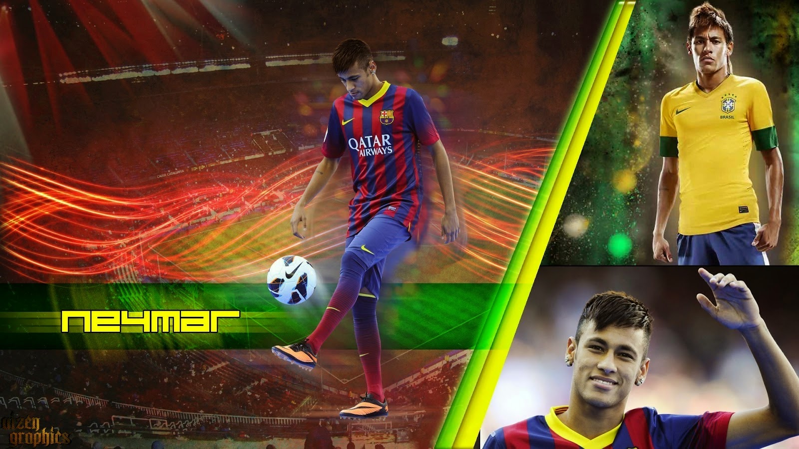 Neymar Da Silva Santos Junior Full HD Wallpaper Encarles