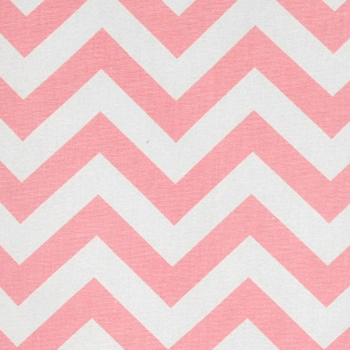 Chevron Table Runner Zig Zag Baby Pink White By Finepillowcovers