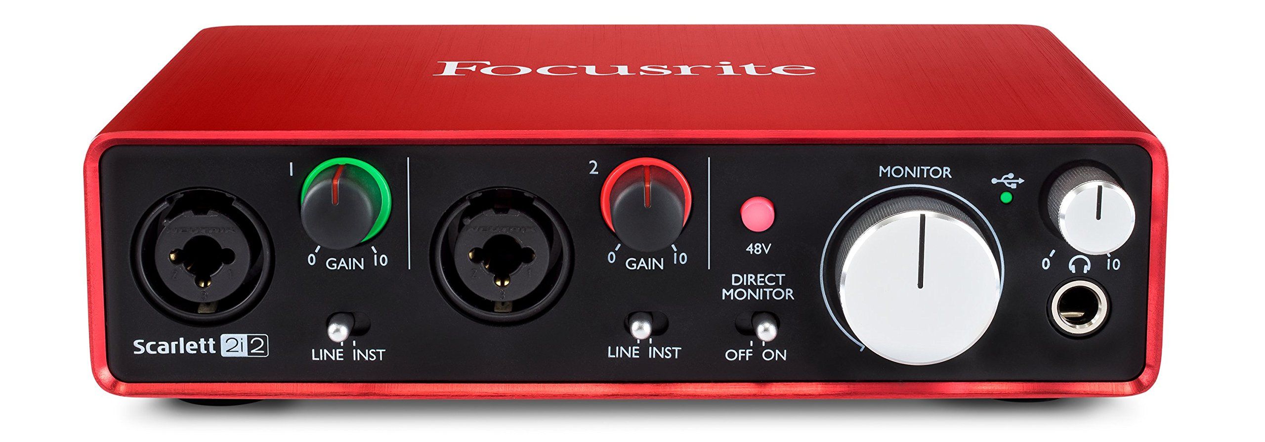Focusrite Scarlett 2i2 2nd Gen Usb Audio Interface With Pro
