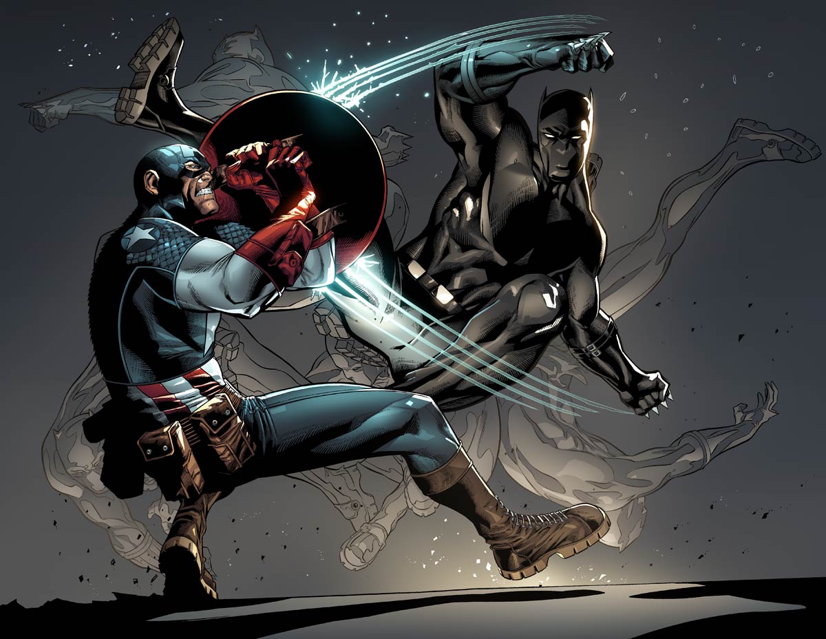 Wallpaper 1200x928 Captain America Black Panther Comics Marvel
