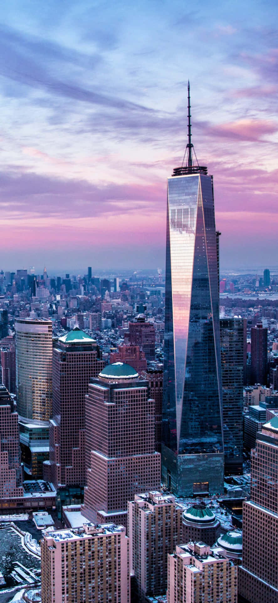iPhone X New York Background Wallpaper