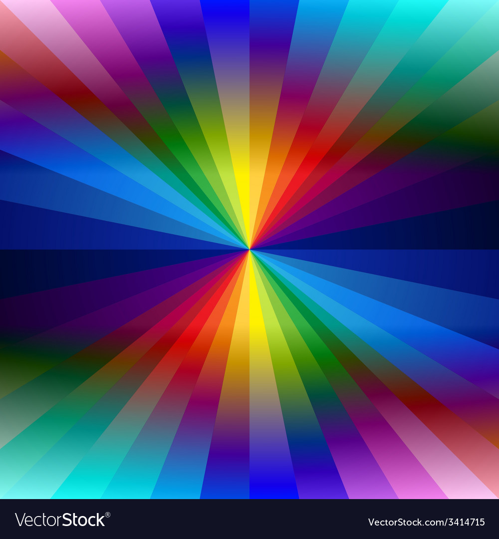 Rainbow Colorful Kaleidoscope Background Vector Image