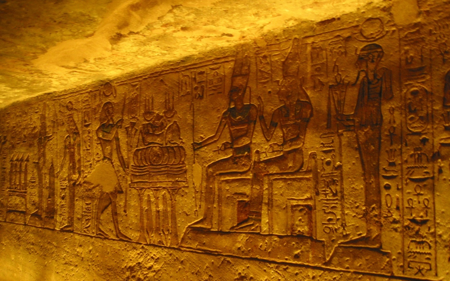 Hieroglyphics Symbols Ancient Egyptian Wallpaper Desktop